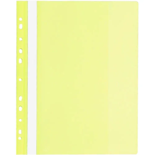 PVC folder FO Euro perf. Lux yellow, 1000000000031513