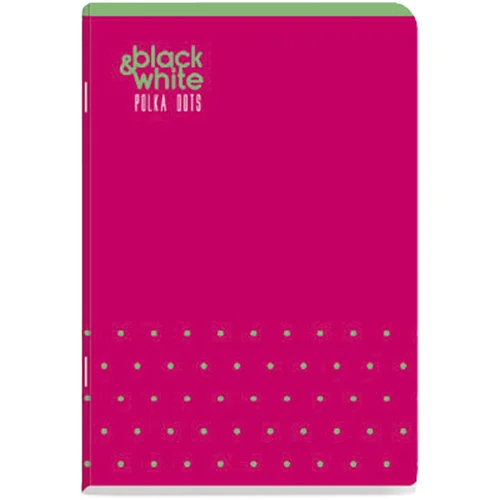 Notebook A5 B&W P.DOTS SR MK 80sh, 1000000000043299 09 