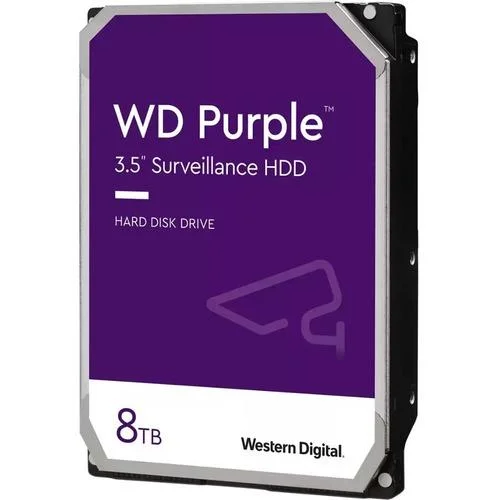Хард диск WD Purple, 8TB, 5640rpm, 128MB, SATA 3, WD84PURZ, 2003807000008145