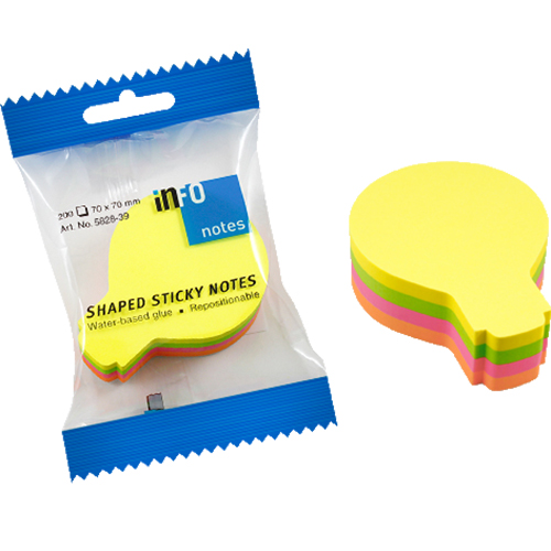 Sticky notes Info 70/70 lamp 4colors OK Office