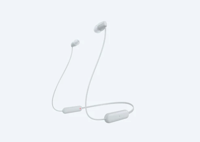 Sony Wireless Earphones WI-C100, White, 2004548736133891 02  — OK Office Sony Wireless Earphones WI-C100, White, 2004548736133891 02