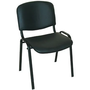 Chair Iso Black eco leather black, 1000000000004812