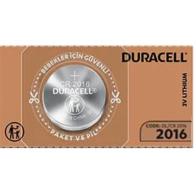 Батерия лит. Duracell CR2016 3V оп.1, 1000000000029179
