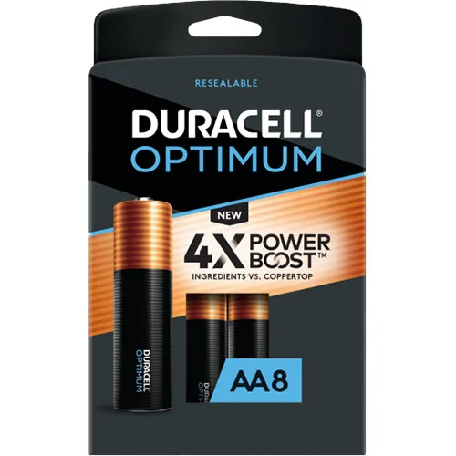 Alk. battery Duracell Optimum AA/LR6 pc8, 1000000000040706