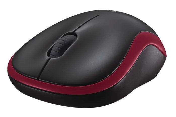 Logitech M185 wireless mouse red, 1000000000010635 04 