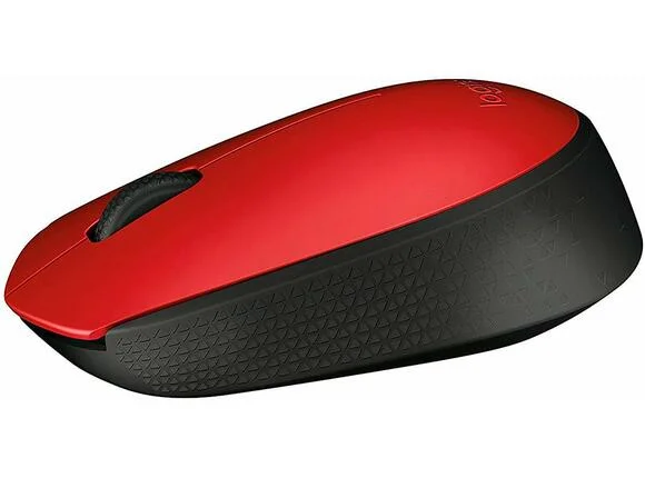 M171 Office | Logitech OK red wireless mouse