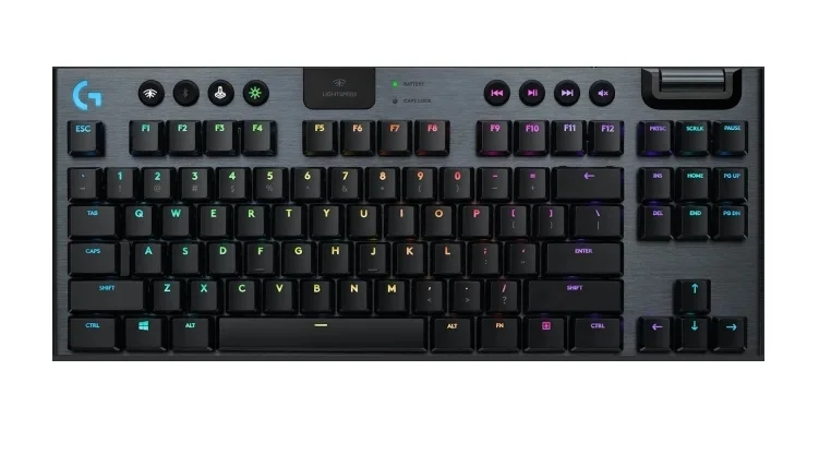 Безжична геймърска клавиатура Logitech G915 TKL, черен, 2005099206088917