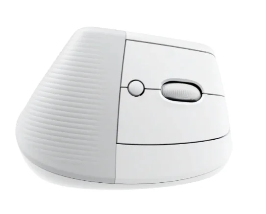 Logitech Lift for Mac Vertical Ergonomic Mouse, WHITE/PALE GREY, 2005099206099906 02 
