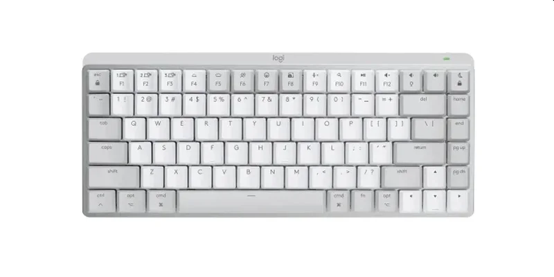 Logitech MX Mechanical Mini for Mac Minimalist Wireless Illuminated Keyboard - PALE GREY - US INT'L, 2005099206103306