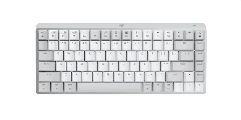 Безжична клавиатура Logitech MX Mechanical Mini for Mac, бял, 2005099206103306