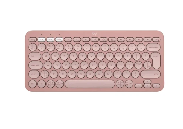 Клавиатура Logitech Pebble Keys 2 K380s розова, 2005099206110632