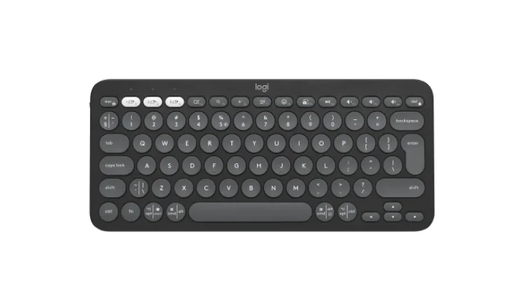 Keyboard Logitech Pebble Keys 2 K380s, Tonal graphite, 2005099206111158