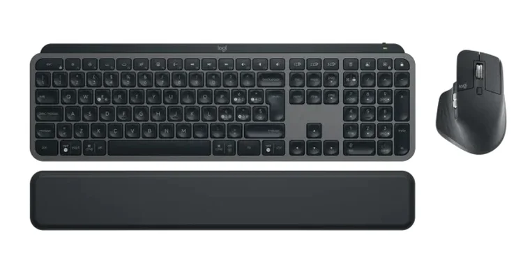 Комплект Logitech MX Keys S Combo клавиатура и мишка, графит, 2005099206112445