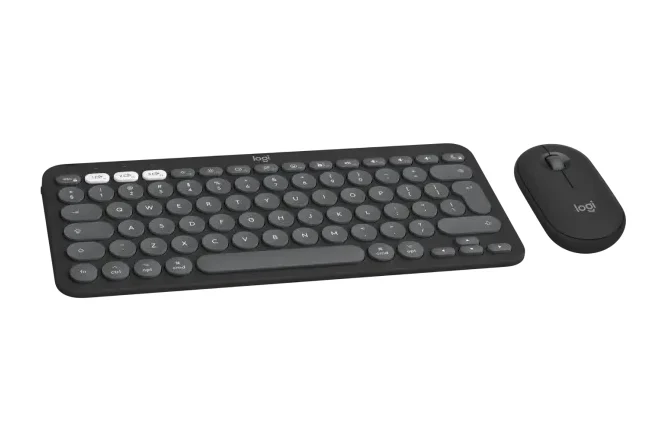 Комплект Logitech Pebble 2 за MAC  безжична клавиатура + мишка, черен, 2005099206117051 02 