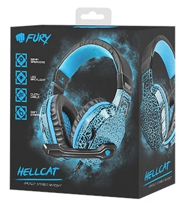 Слушалки Fury Gaming headset, Hellcat, 2005901969405965 04 