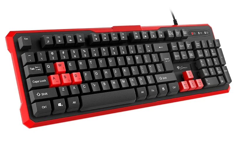 Геймърска клавиатура Genesis Rhod 110 Red Us Layout черен-червен, 2005901969407747 03 