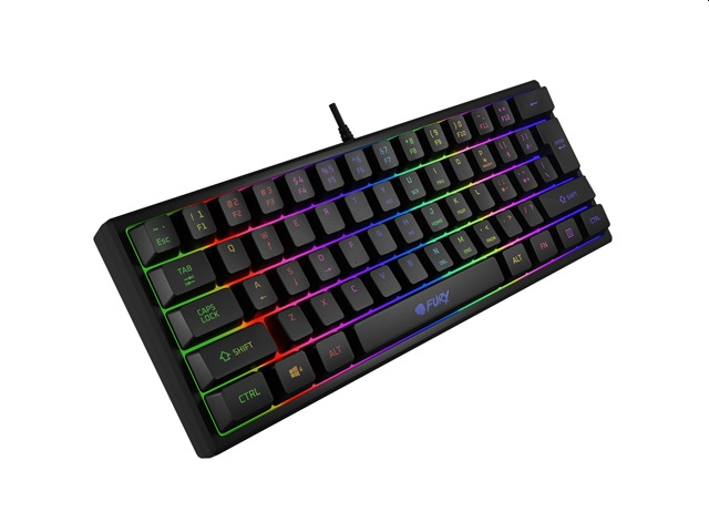 OK Office :: Клавиатура Fury Gaming Keyboard Tiger US Layout Backlight 60%