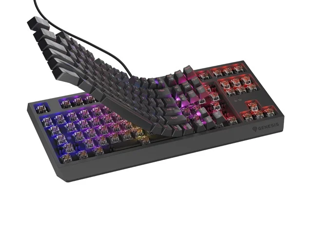 Genesis Gaming Keyboard Thor 230 TKL, Brown Outemu Hot Swap, Silent, Black, 2005901969443295 06 