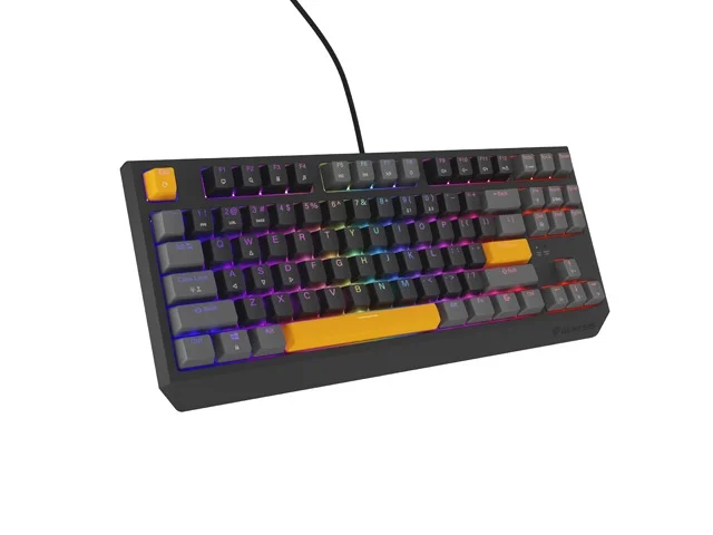 Genesis Gaming Keyboard Thor 230 TKL Anchor Gray Positive US RGB Mechanical Outemu Red, 2005901969443318 02 