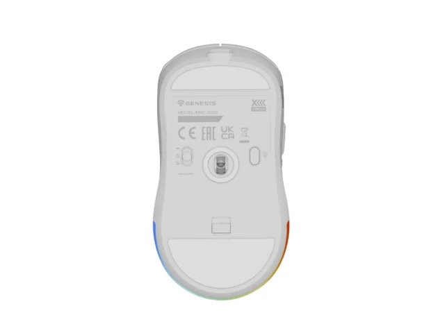 Wireless Gaming Mouse Genesis Zircon XIII, White, 2005901969443400 10 