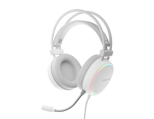 Слушалки Genesis Headset Neon 613 With Microphone RGB Illumination White, 2005901969443431