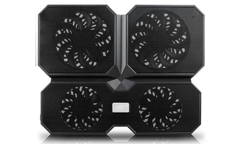 Охладител за лаптоп DeepCool Multi Core X6, 15.6', 2x140+100 mm, Черен, 2006933412725220
