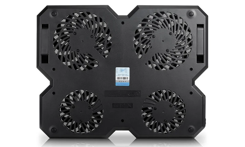 Notebook Cooler DeepCool Multi Core X6, 15.6', 2x140+100 mm, Black, 2006933412725220 06 