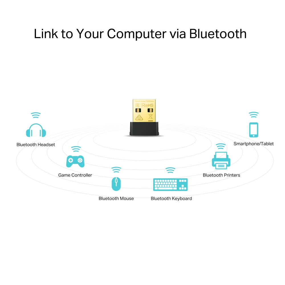 Adaptateur Bluetooth 5.0 - TP LINK - Pour Windows 11/10/8.1/7 - Zoma