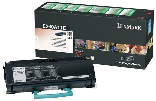 Toner Lexmark E260A11E Black orig 3.5k, 1000000000008360