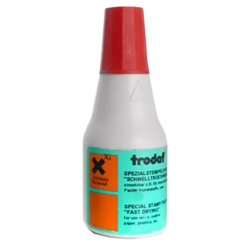 Trodat ink quick-drying red 25ml, 1000000010700238