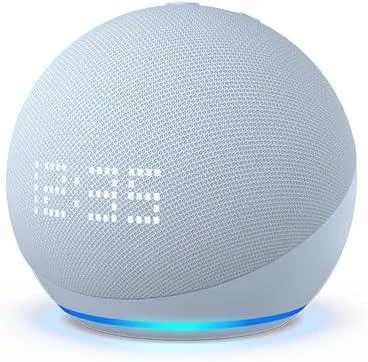 Multimedia Speaker with clock Amazon Echo Dot 5, Alexa, Blue, 2000840080557885