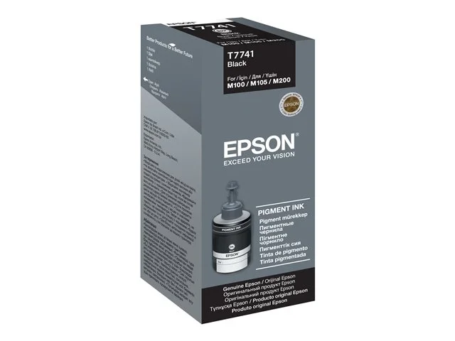 Ink bottle Epson T7741 Pigment Оriginal Black 6k, 2008715946526324 02 