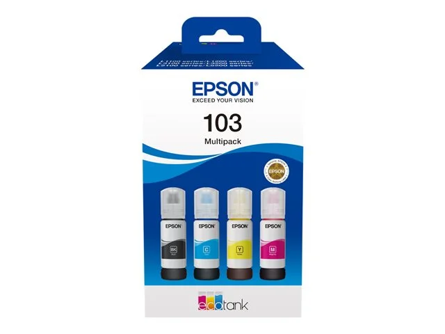 Мастило Epson 103 EcoTank 4-colour Multipack оригинал, 2008715946701271