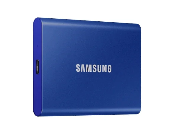 Външен SSD Samsung T7 1000GB USB-C, Син, 2008806090312410