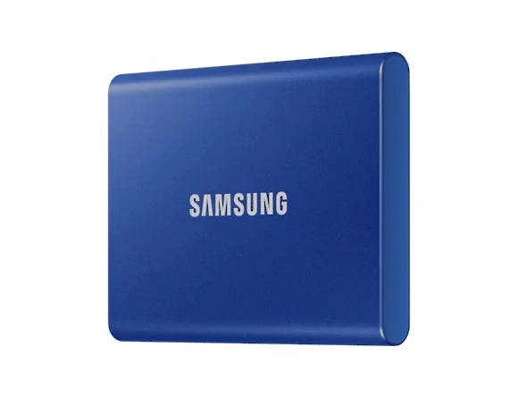 Външен SSD Samsung T7 1000GB USB-C, Син, 2008806090312410 02 