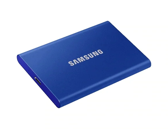 Външен SSD Samsung T7 1000GB USB-C, Син, 2008806090312410 03 