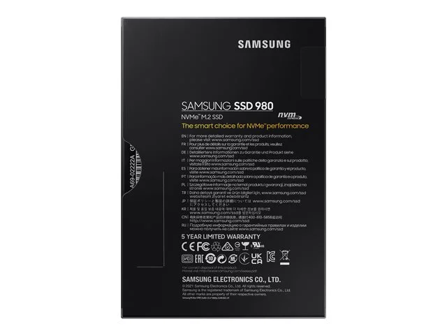 Samsung 980 SSD, 1TB, 2008806090572210 07 