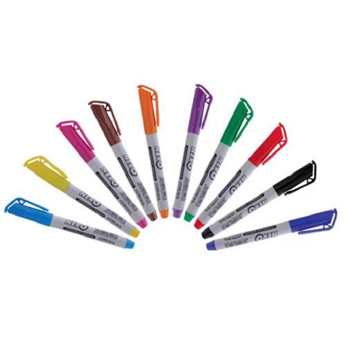 Маркер перм. FO-PM02 Pen объл 10 цвята, 1000000000038713