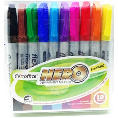 Маркер перм. FO-PM02 Pen объл 10 цвята, 1000000000038713 02 