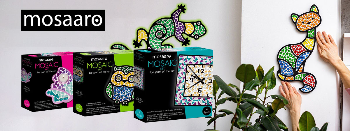 MOSAARO glass mosaic sets - become part of the art!