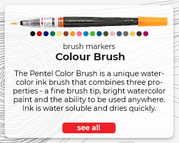 Маркери четка Pentel Colour Brush