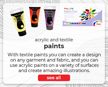 Акрилни и текстилно бои Pentel
