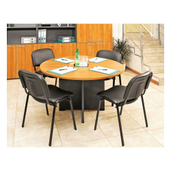 Заседателна маса Mary кръг ф120Х72.5 бук