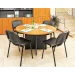 Meeting table Mary round d120x72.5 beech, 1000000000100018 02 
