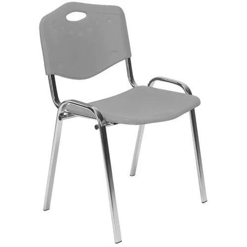 Chair Iso Plastic Chrome light grey, 1000000010002287