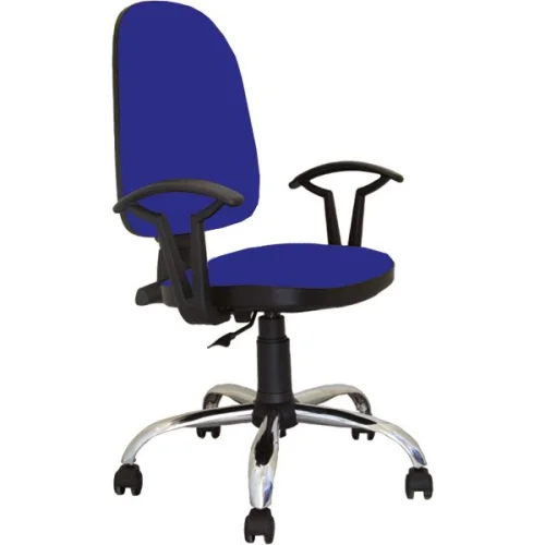 Chair Prestige Steel armrest fabric blue, 1000000010002305