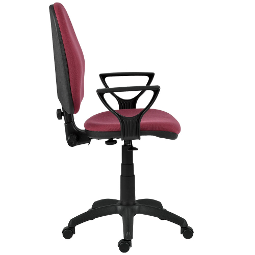 Chair Omega with armrests, bordeaux, 1000000000010125 02 