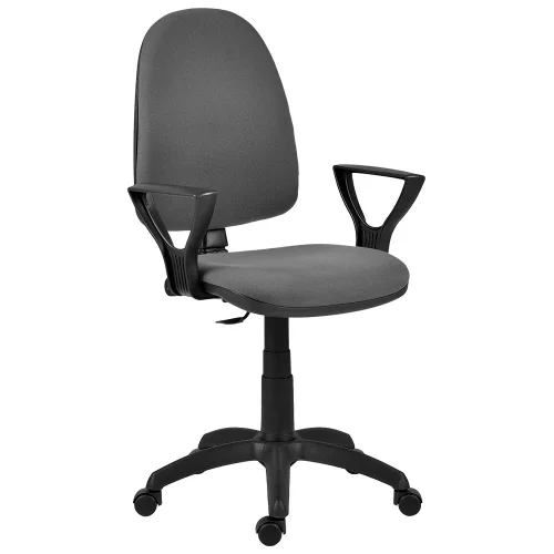 Chair Omega with armrests, gray, 1000000000010126