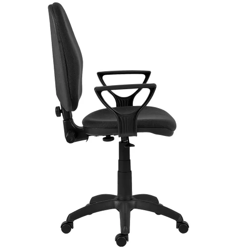 Chair Omega with armrests, black, 1000000000010128 02 