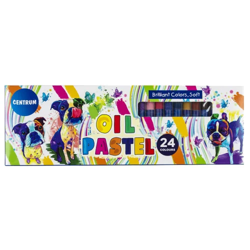 Oil pastels Centrum Zoo 7mm 24col., 1000000000011876